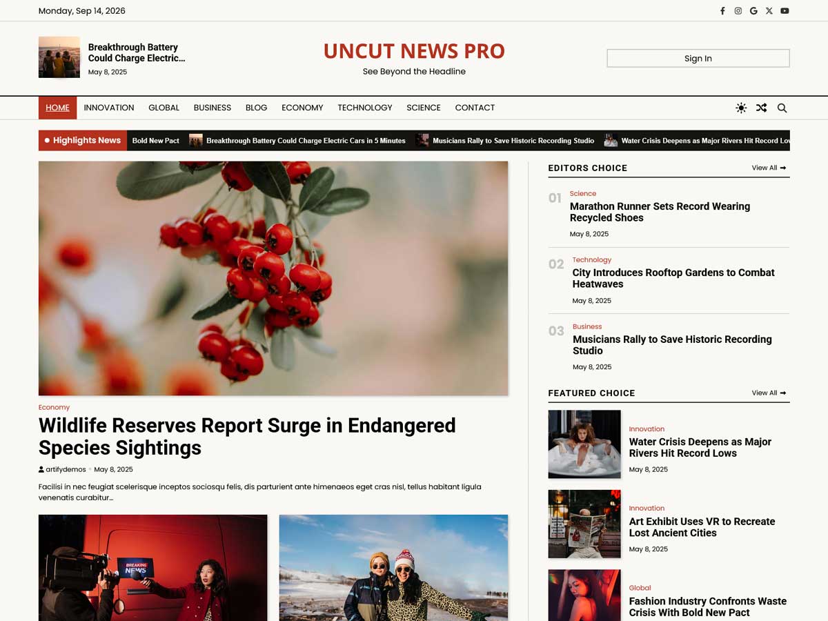 Uncut News Pro